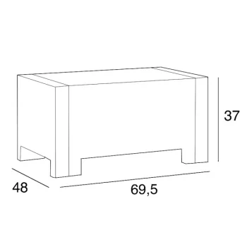 Bica baštenska garnitura Nebraska 2 braon-3